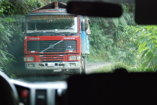 Trafic sur la route...