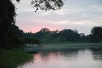 Coucher de soleil sur le lago Juarez