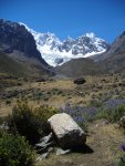 J7: descente de la quebrada Calinca (vue en arrière vers le Jurau)