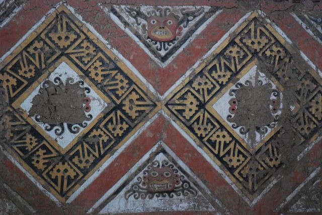 Huaca de la luna: hauts reliefs