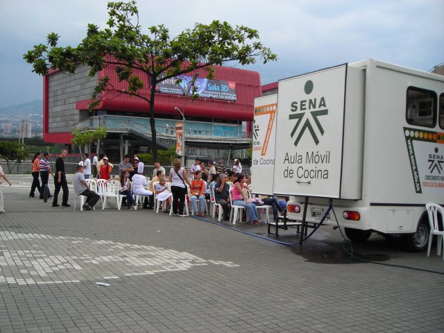 Cours de cuisine mobile au parque Explora